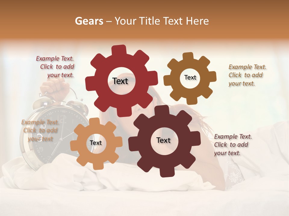 Sadness Bed Morning PowerPoint Template