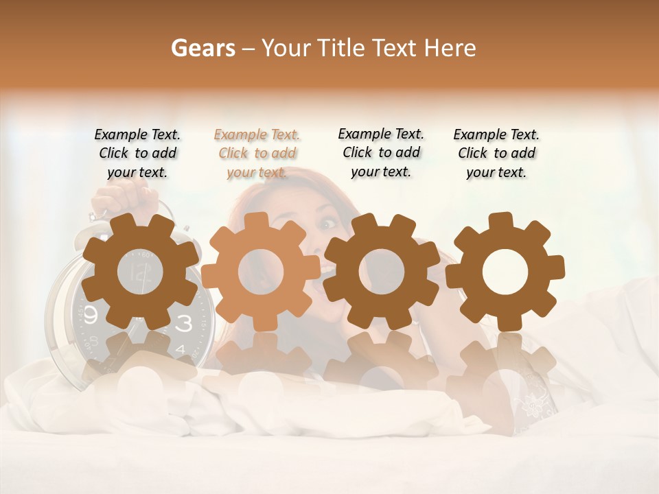 Sadness Bed Morning PowerPoint Template