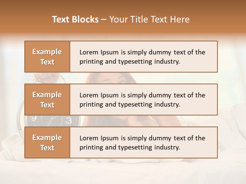 Sadness Bed Morning PowerPoint Template