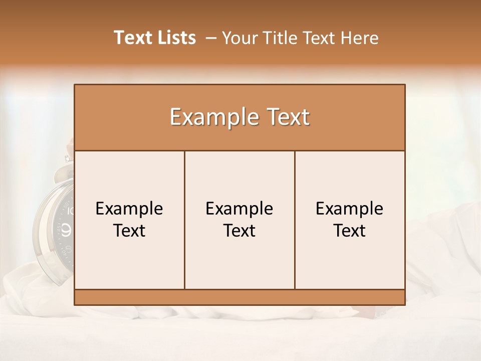 Sadness Bed Morning PowerPoint Template
