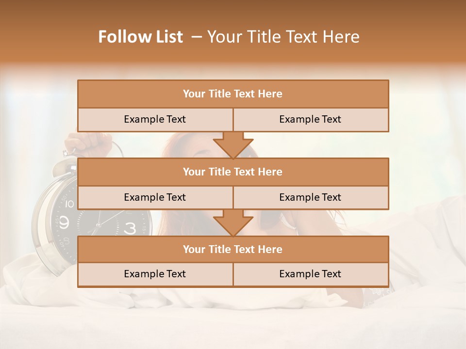Sadness Bed Morning PowerPoint Template