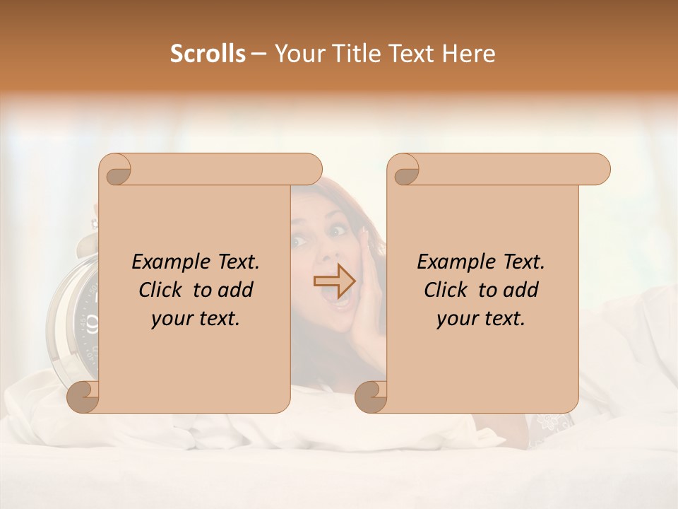 Sadness Bed Morning PowerPoint Template