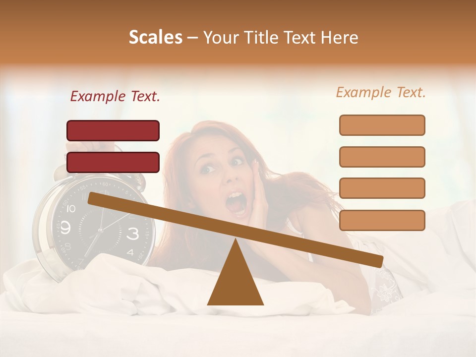 Sadness Bed Morning PowerPoint Template