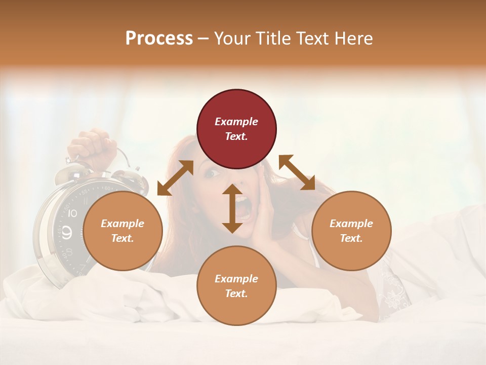 Sadness Bed Morning PowerPoint Template