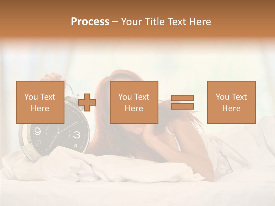Sadness Bed Morning PowerPoint Template