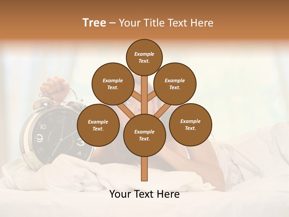 Sadness Bed Morning PowerPoint Template