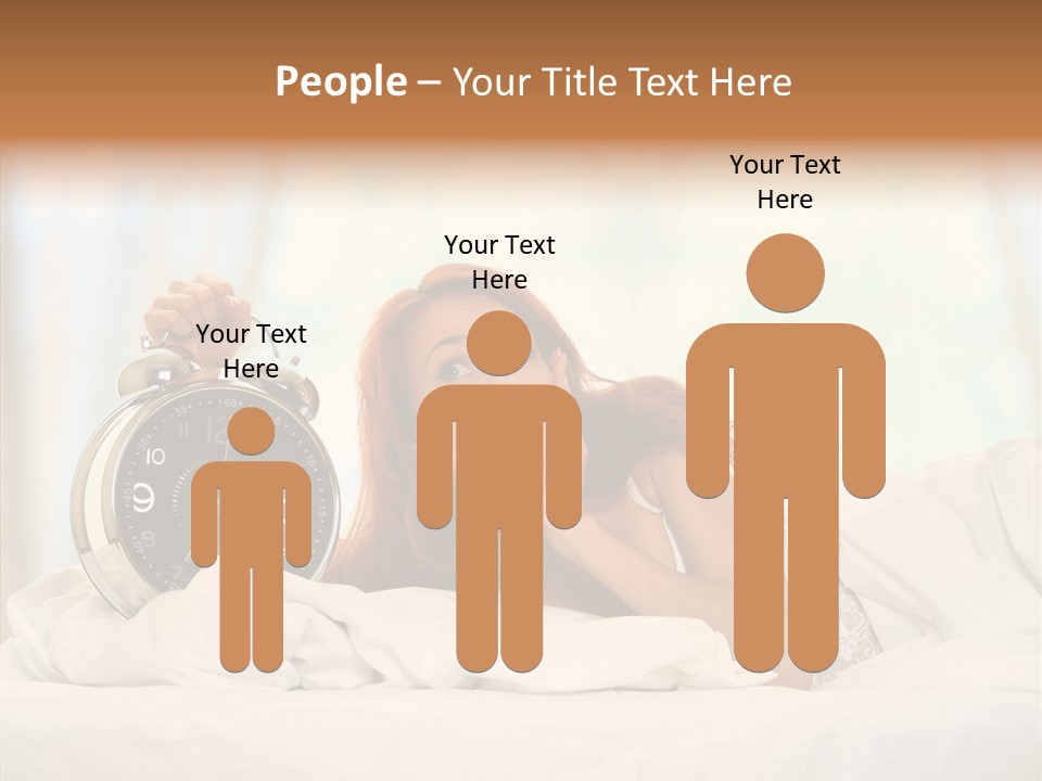 Sadness Bed Morning PowerPoint Template