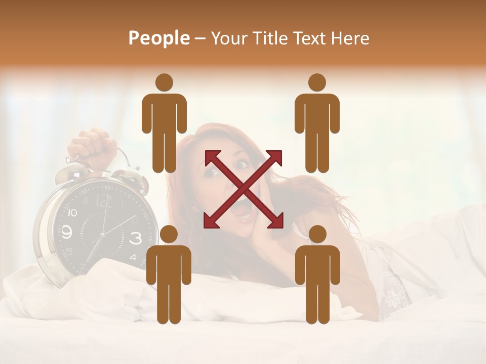 Sadness Bed Morning PowerPoint Template