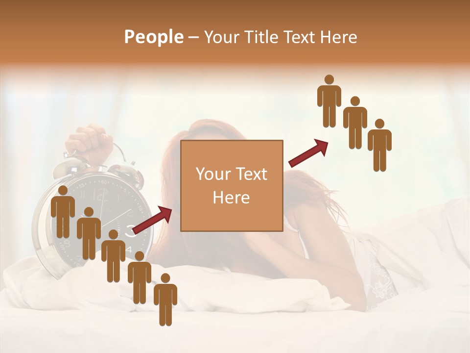Sadness Bed Morning PowerPoint Template