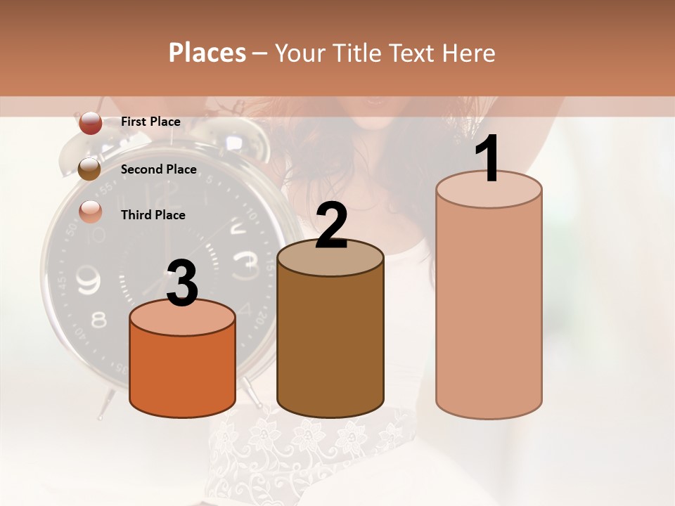 Caucasian Beautiful Beauty PowerPoint Template