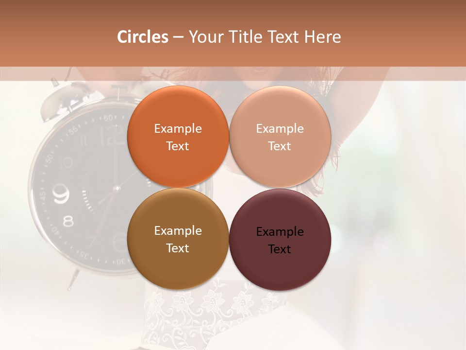 Caucasian Beautiful Beauty PowerPoint Template