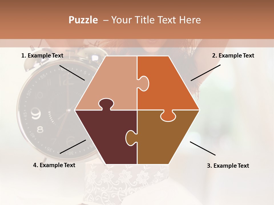 Caucasian Beautiful Beauty PowerPoint Template