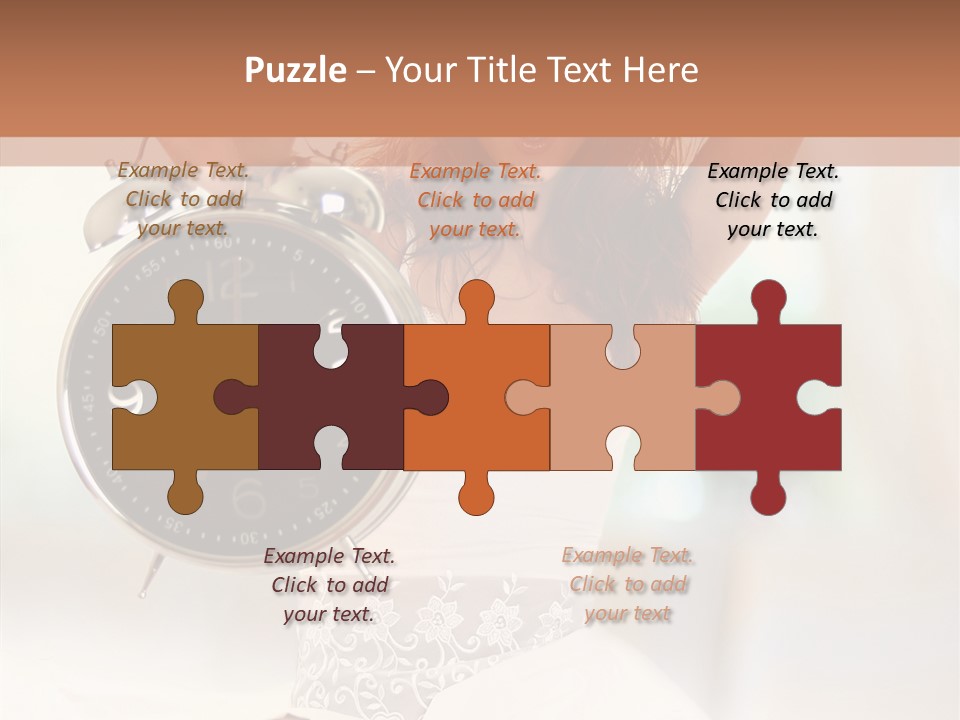 Caucasian Beautiful Beauty PowerPoint Template