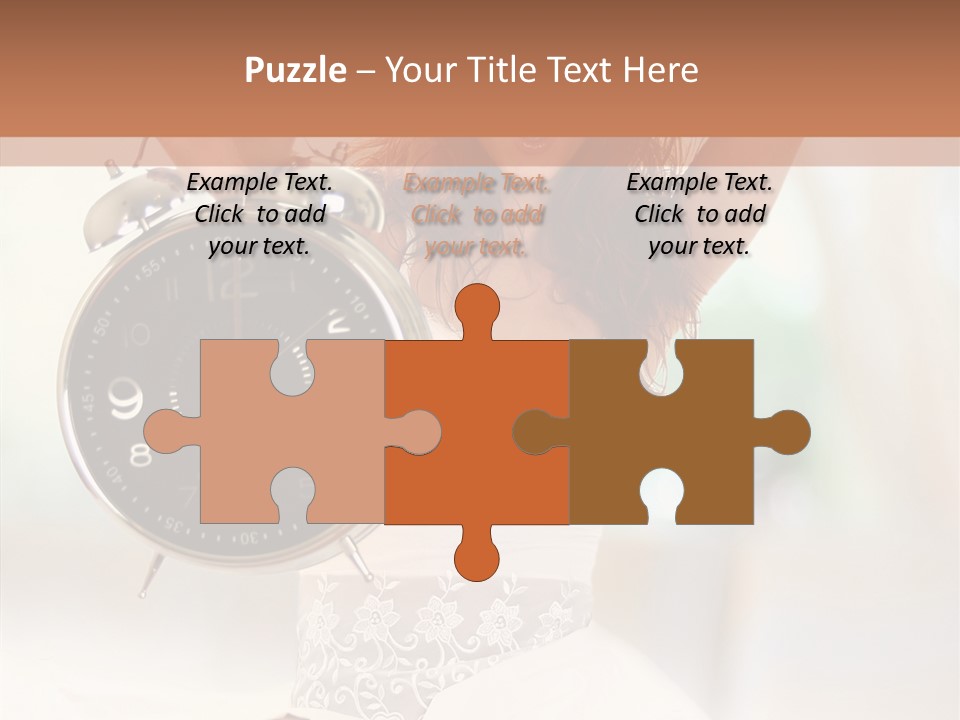 Caucasian Beautiful Beauty PowerPoint Template