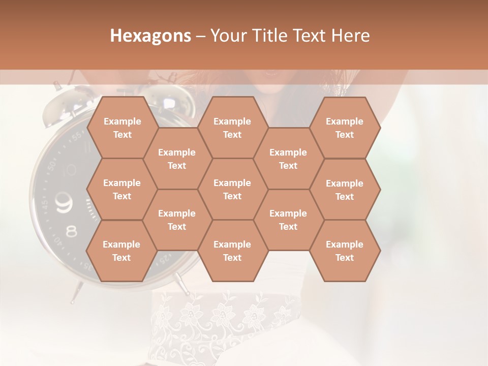 Caucasian Beautiful Beauty PowerPoint Template