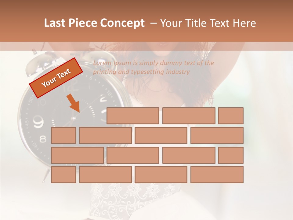 Caucasian Beautiful Beauty PowerPoint Template