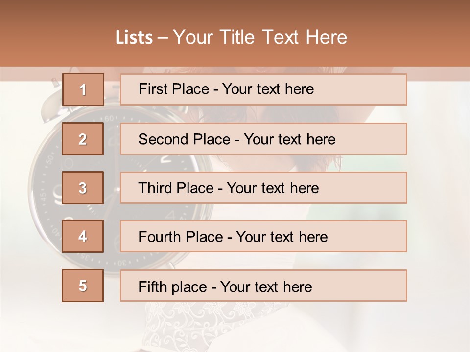 Caucasian Beautiful Beauty PowerPoint Template