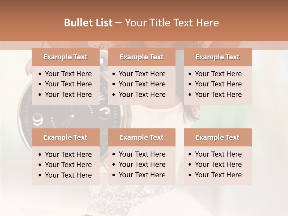 Caucasian Beautiful Beauty PowerPoint Template