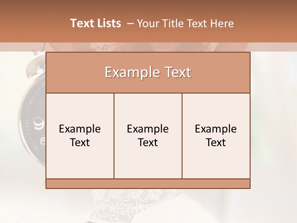 Caucasian Beautiful Beauty PowerPoint Template