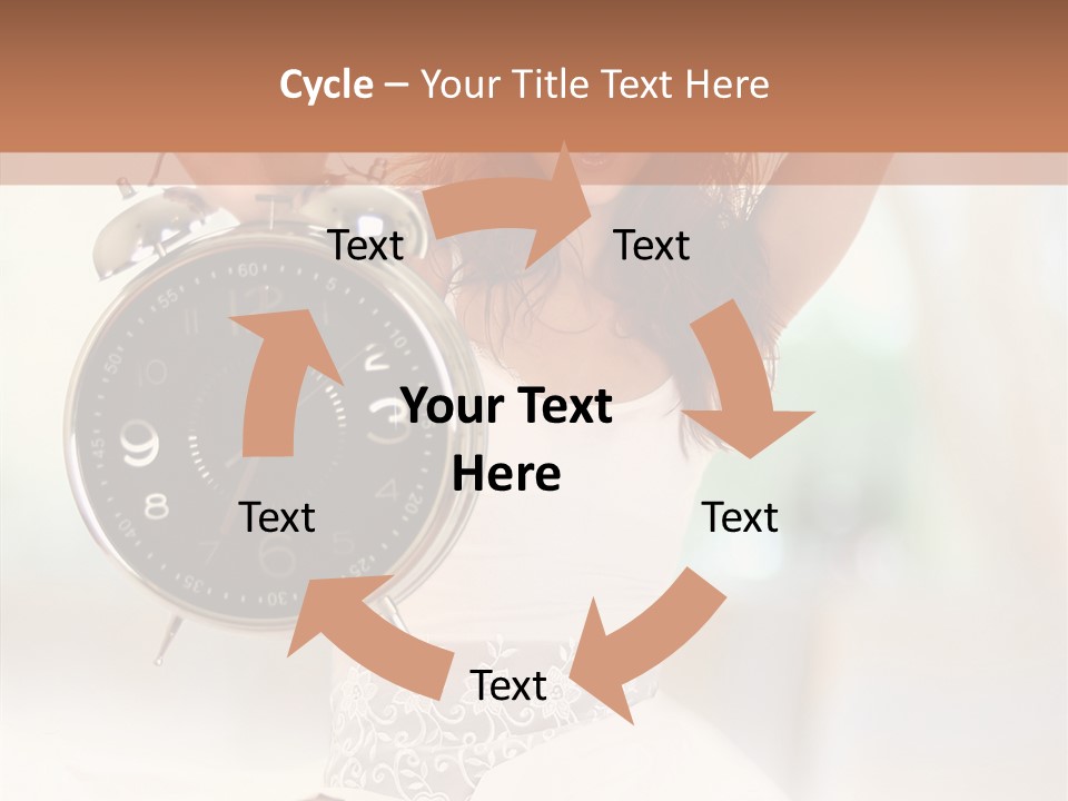 Caucasian Beautiful Beauty PowerPoint Template
