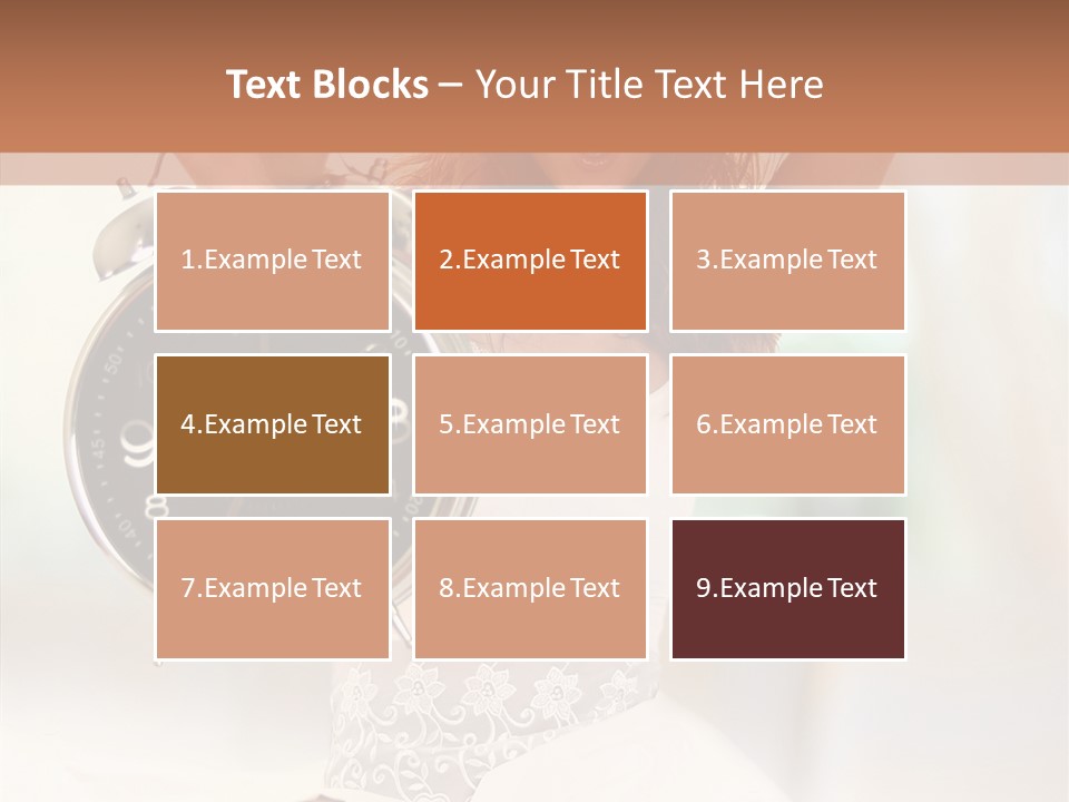 Caucasian Beautiful Beauty PowerPoint Template