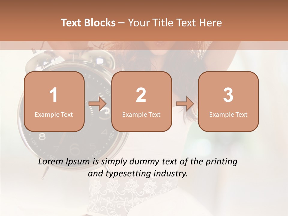 Caucasian Beautiful Beauty PowerPoint Template