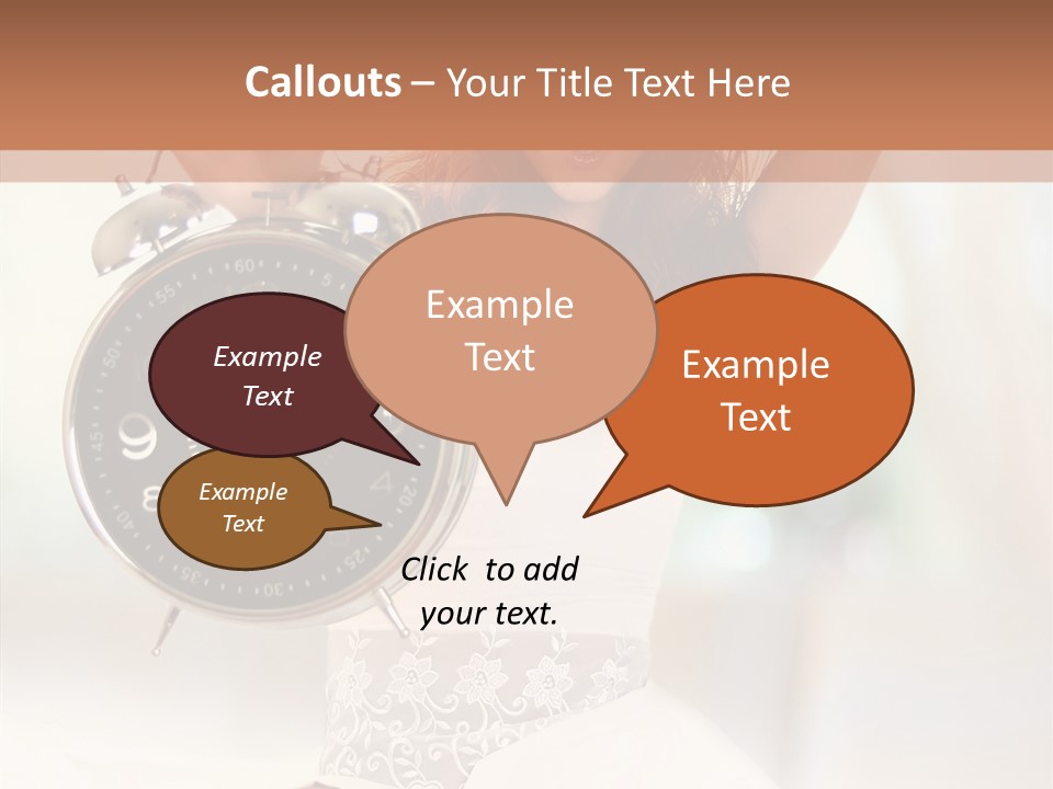 Caucasian Beautiful Beauty PowerPoint Template