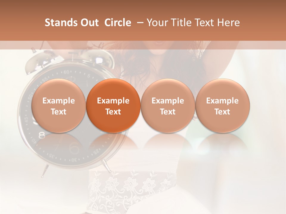 Caucasian Beautiful Beauty PowerPoint Template