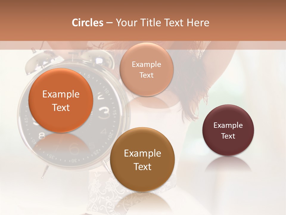 Caucasian Beautiful Beauty PowerPoint Template