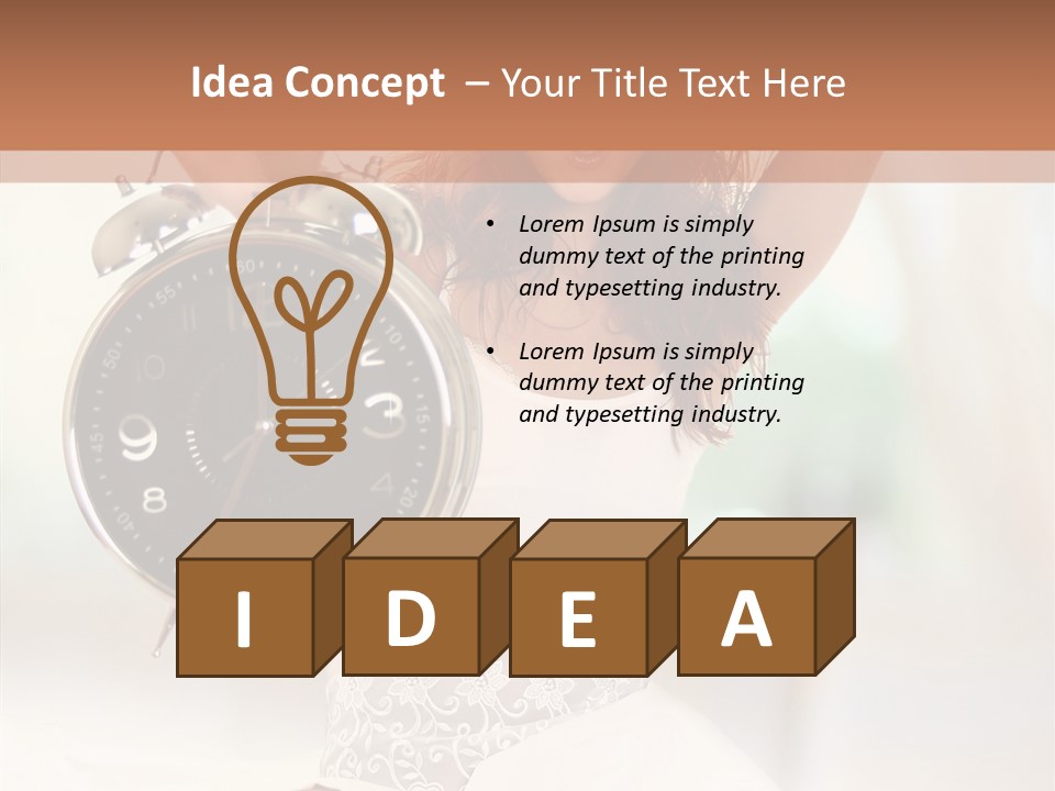 Caucasian Beautiful Beauty PowerPoint Template