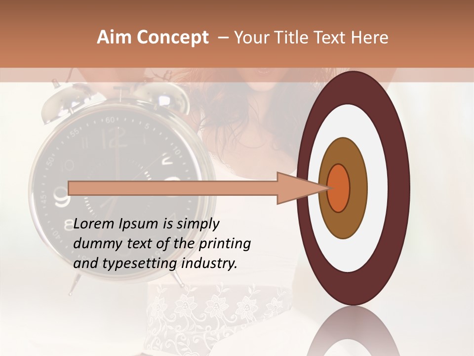 Caucasian Beautiful Beauty PowerPoint Template