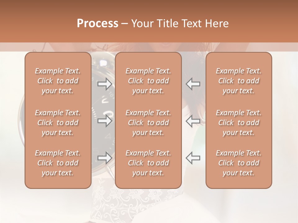 Caucasian Beautiful Beauty PowerPoint Template