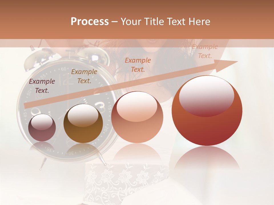 Caucasian Beautiful Beauty PowerPoint Template