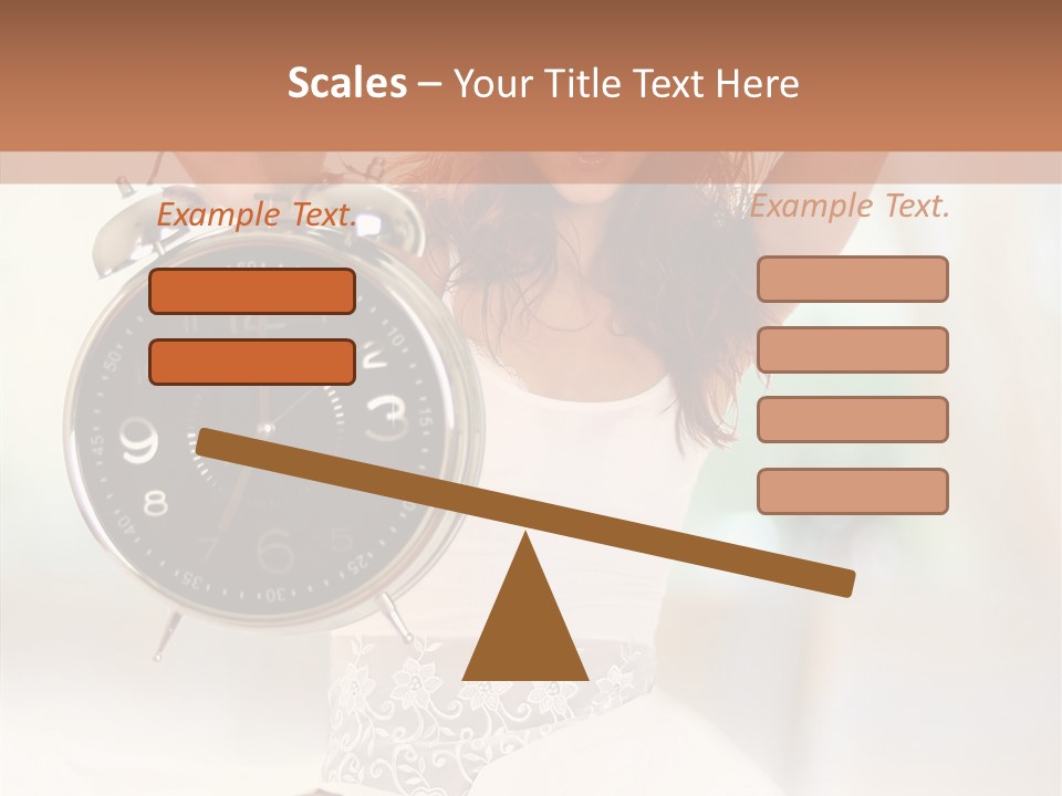 Caucasian Beautiful Beauty PowerPoint Template