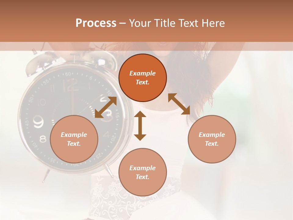 Caucasian Beautiful Beauty PowerPoint Template