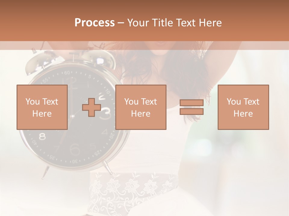 Caucasian Beautiful Beauty PowerPoint Template