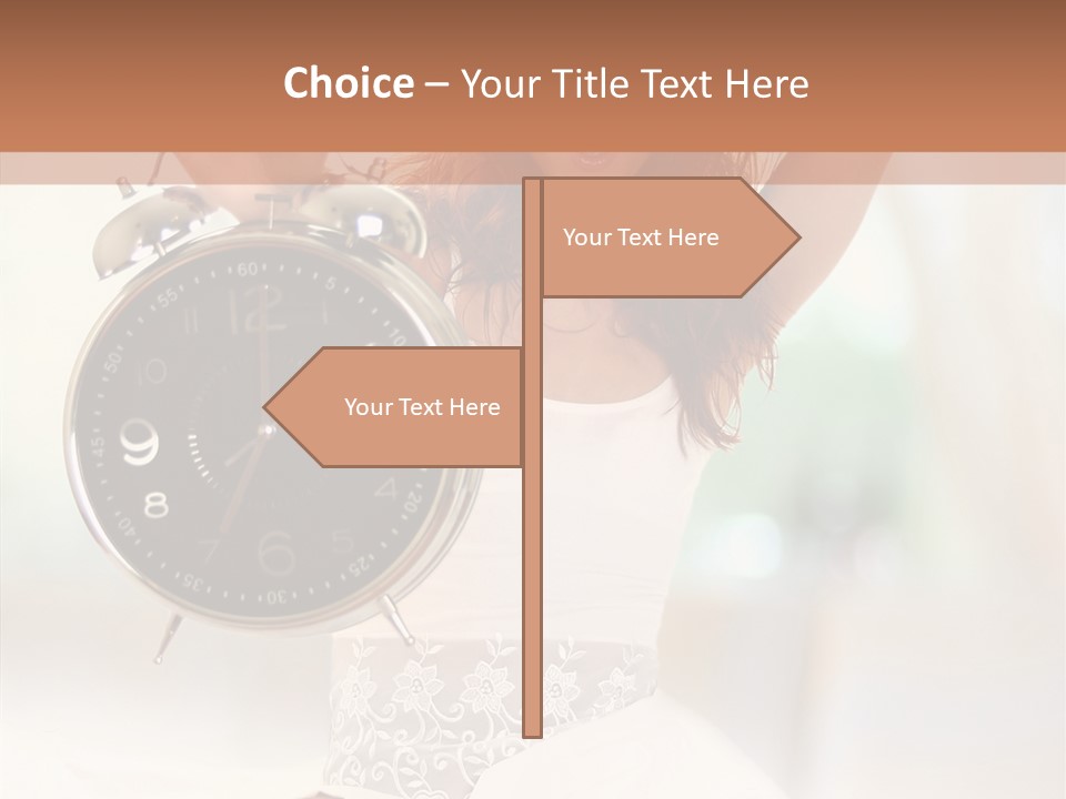 Caucasian Beautiful Beauty PowerPoint Template