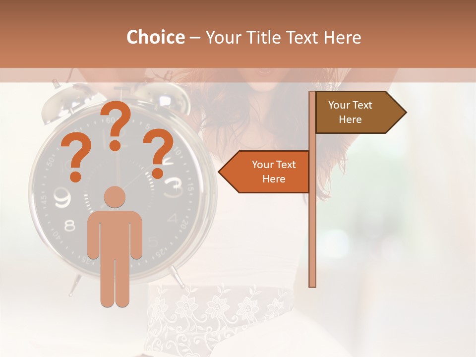 Caucasian Beautiful Beauty PowerPoint Template