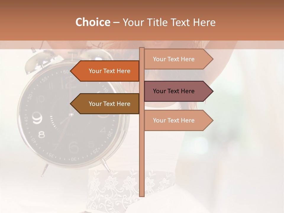 Caucasian Beautiful Beauty PowerPoint Template
