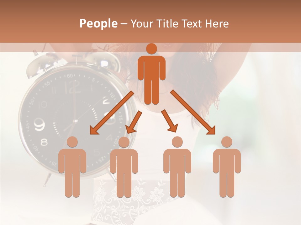 Caucasian Beautiful Beauty PowerPoint Template