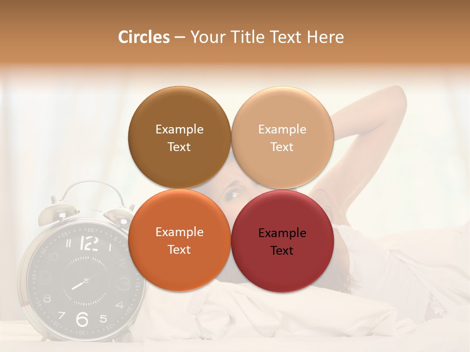 Lying Pillow Waiting PowerPoint Template