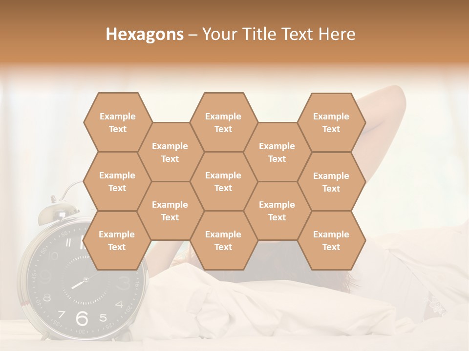 Lying Pillow Waiting PowerPoint Template