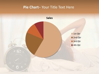 Lying Pillow Waiting PowerPoint Template