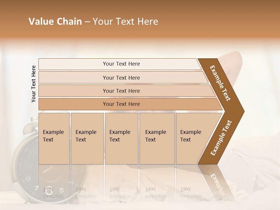Lying Pillow Waiting PowerPoint Template