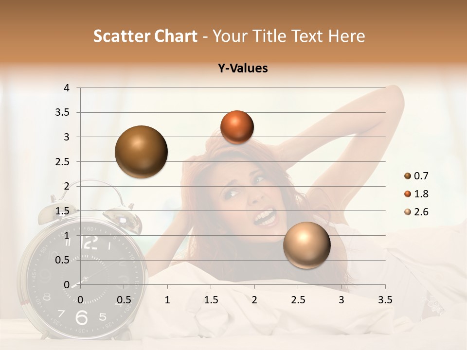 Lying Pillow Waiting PowerPoint Template