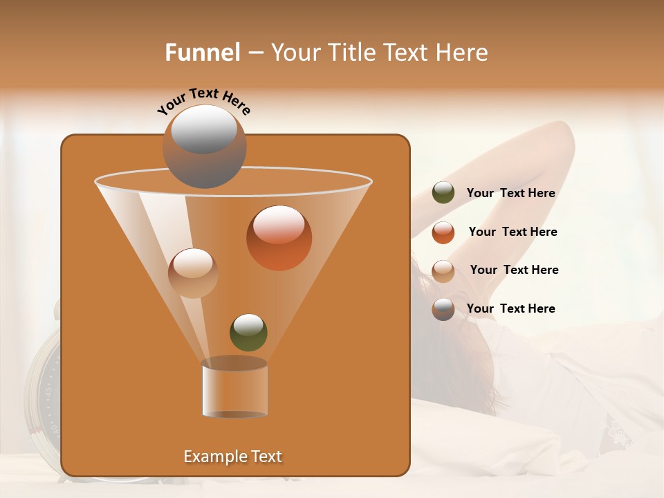 Lying Pillow Waiting PowerPoint Template