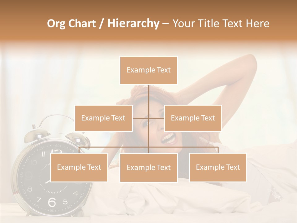 Lying Pillow Waiting PowerPoint Template