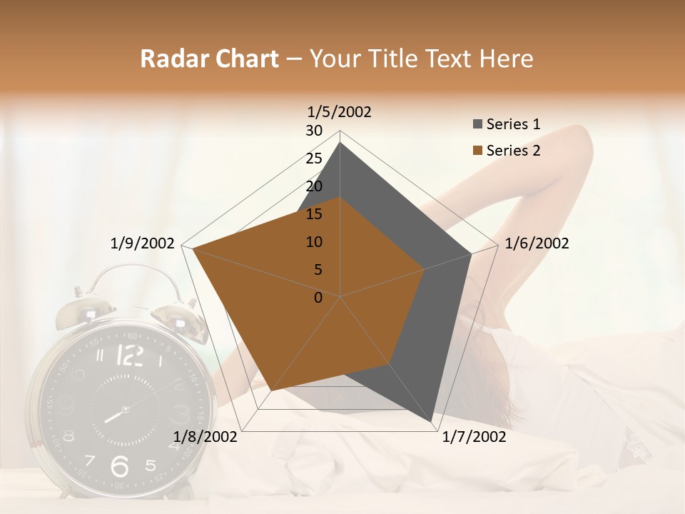 Lying Pillow Waiting PowerPoint Template