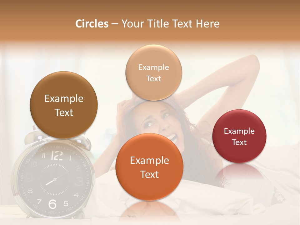 Lying Pillow Waiting PowerPoint Template