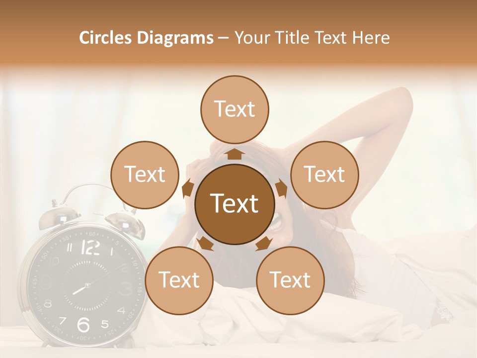 Lying Pillow Waiting PowerPoint Template